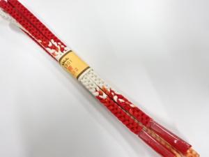 未使用品　正絹　手組帯締め